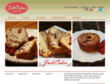 Tablet Screenshot of judicakes.co